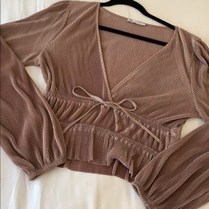 Mauve Zara Crop Top